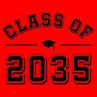 Class Of 2035 Graduation Santa Hat thumb 1