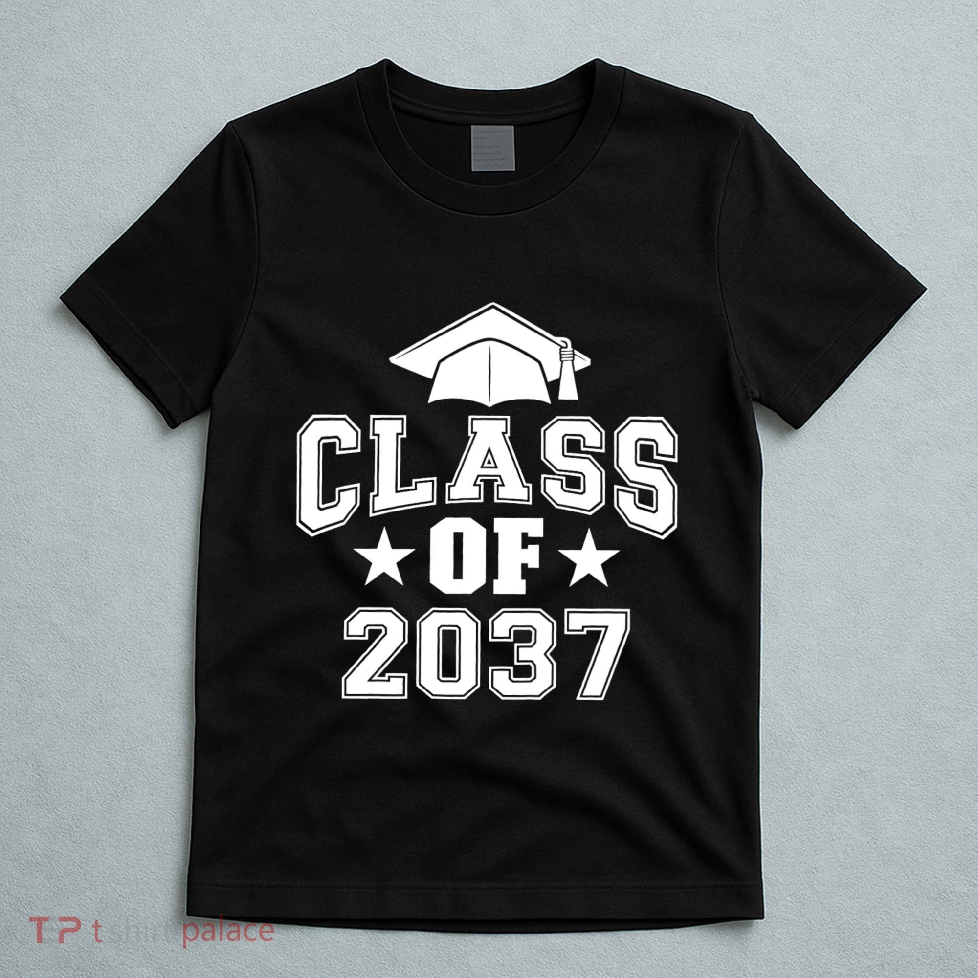 Class Of 2037 Grow With Me First Day Of School Graduation T-Shirt