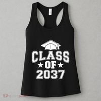 Class Of 2037 Grow With Me First Day Of School Graduation Women's Tank Top thumb 3