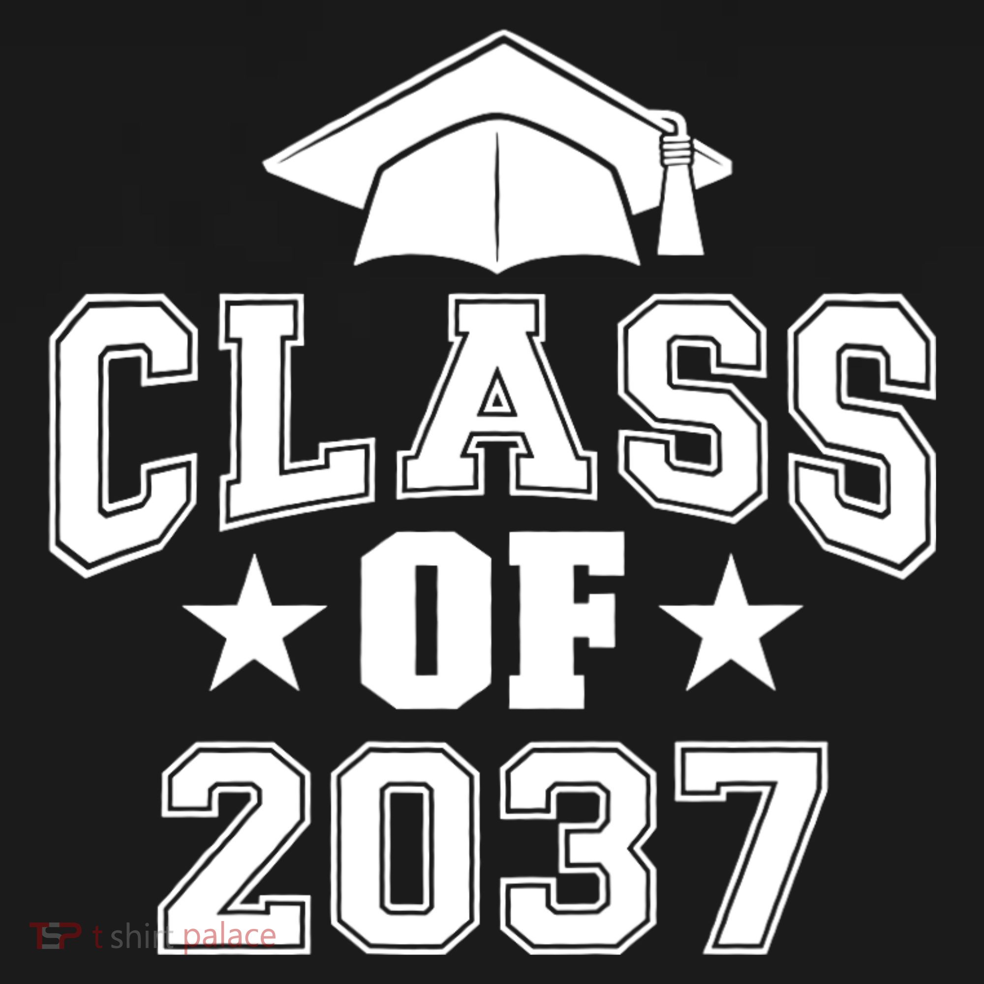 Class Of 2037 Grow With Me First Day Of School Graduation Women's Tank Top
