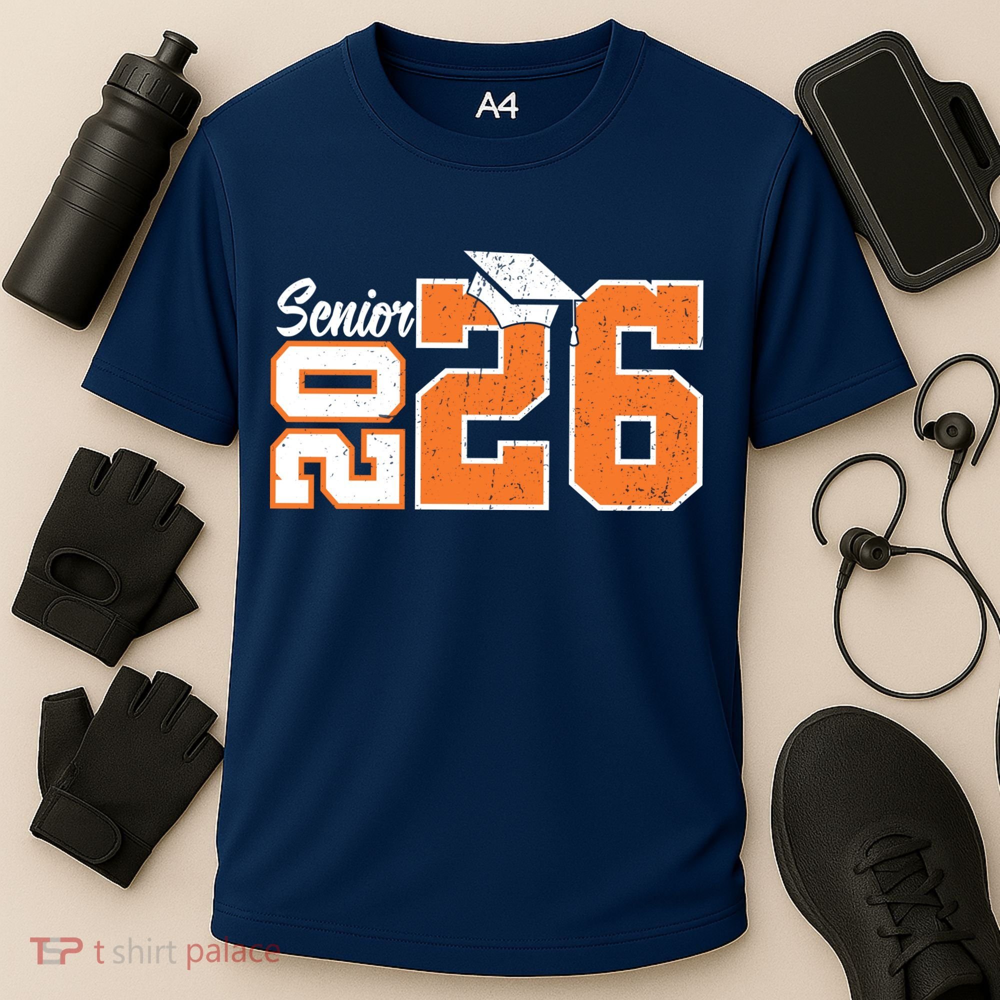 Class Of 2026 Senior Graduation Cooling Performance Crew T-Shirt