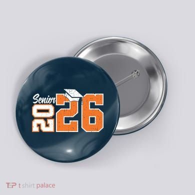 Class Of 2026 Senior Graduation Button