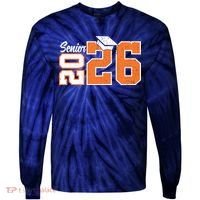 Class Of 2026 Senior Graduation Tie-Dye Long Sleeve Shirt thumb 0