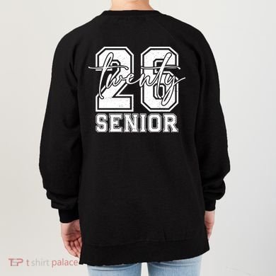 Class Of 2026 Senior Grads Graduation Front And Back Women's Sweatshirt back