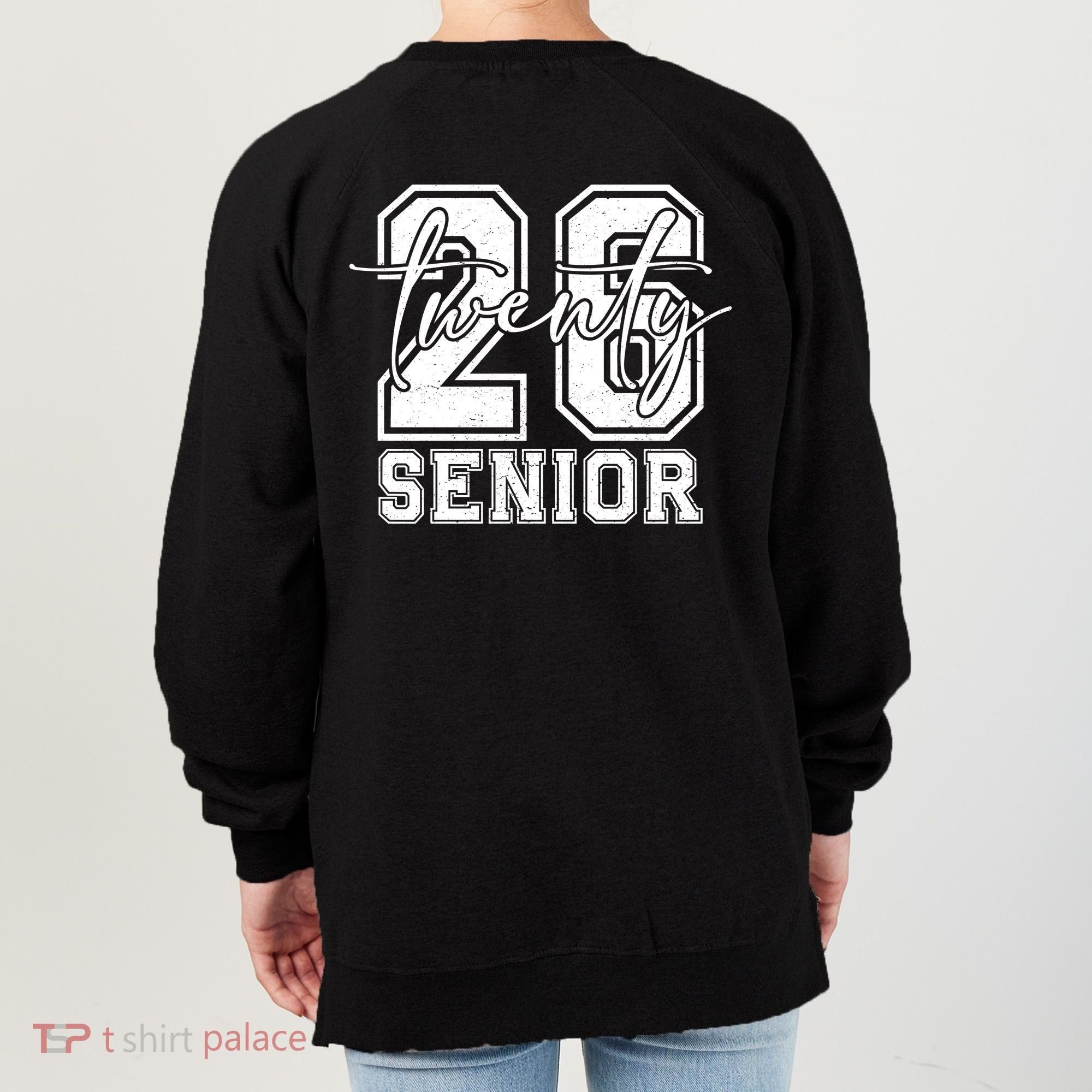 Class Of 2026 Senior Grads Graduation Front And Back Women's Sweatshirt