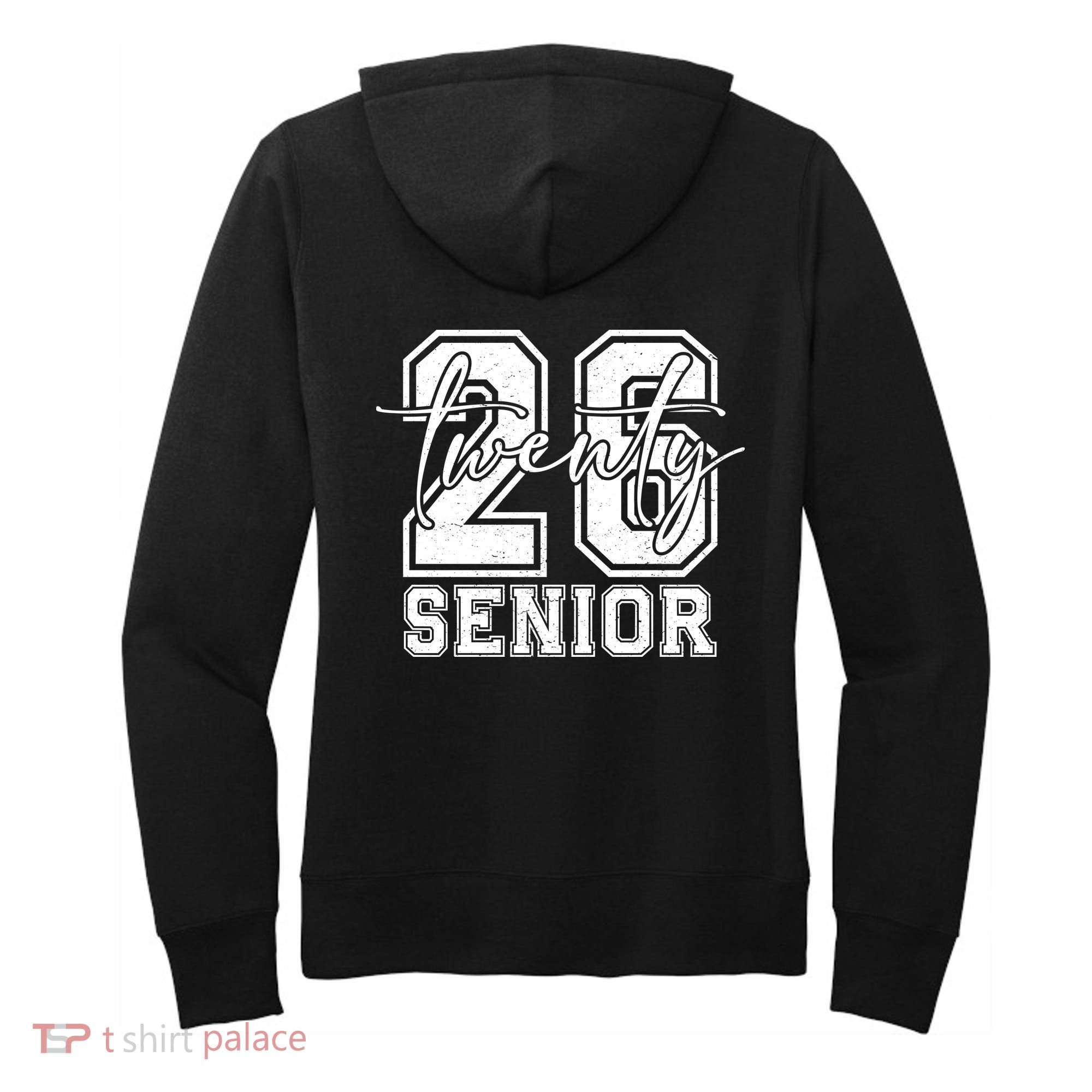 Class Of 2026 Senior Grads Graduation Front And Back Women's Hoodie