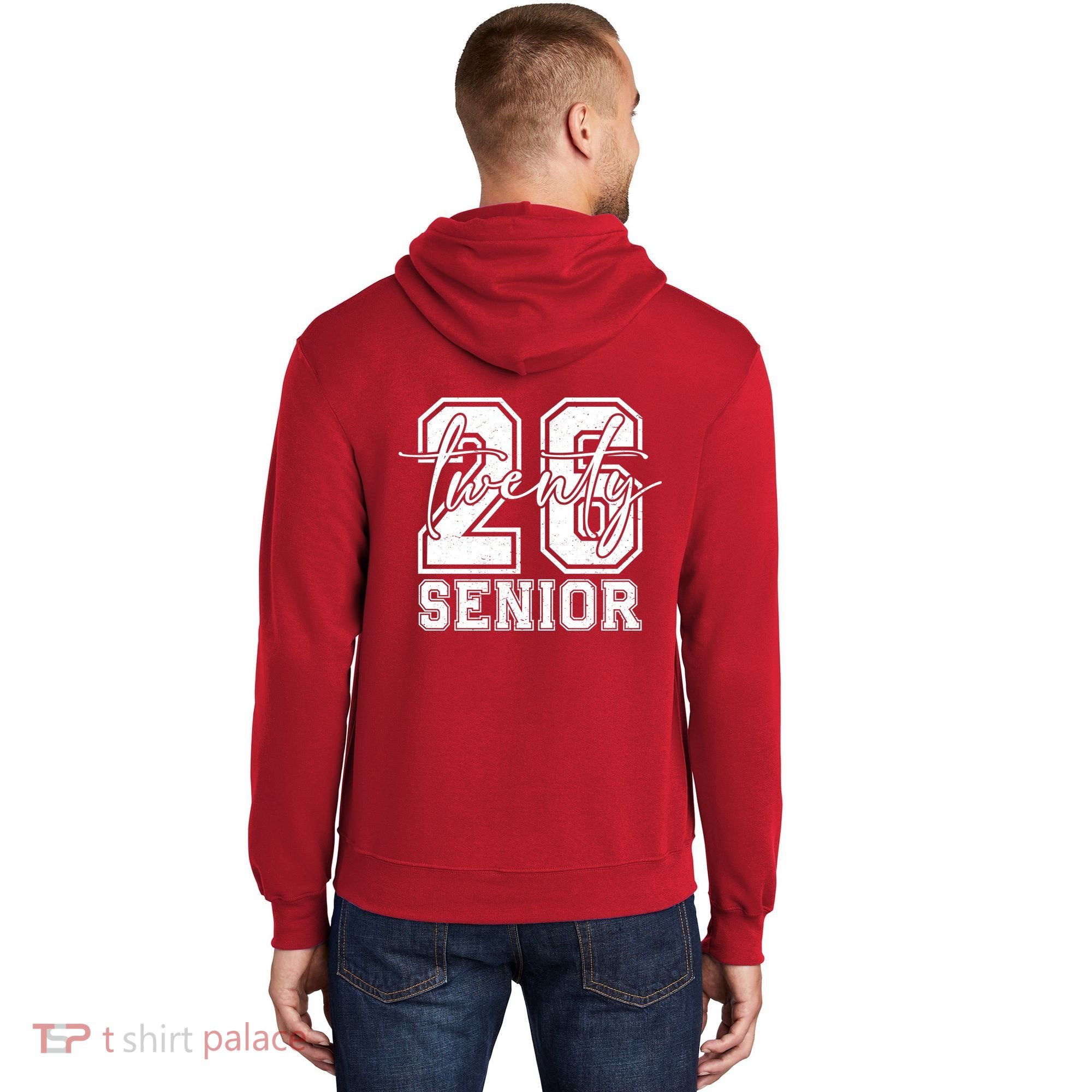 Class Of 2026 Senior Grads Graduation Front And Back Hoodie