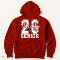 Class Of 2026 Senior Grads Graduation Front And Back Hoodie thumb 6