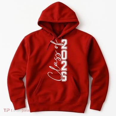 Class Of 2026 Senior Grads Graduation Front And Back Hoodie