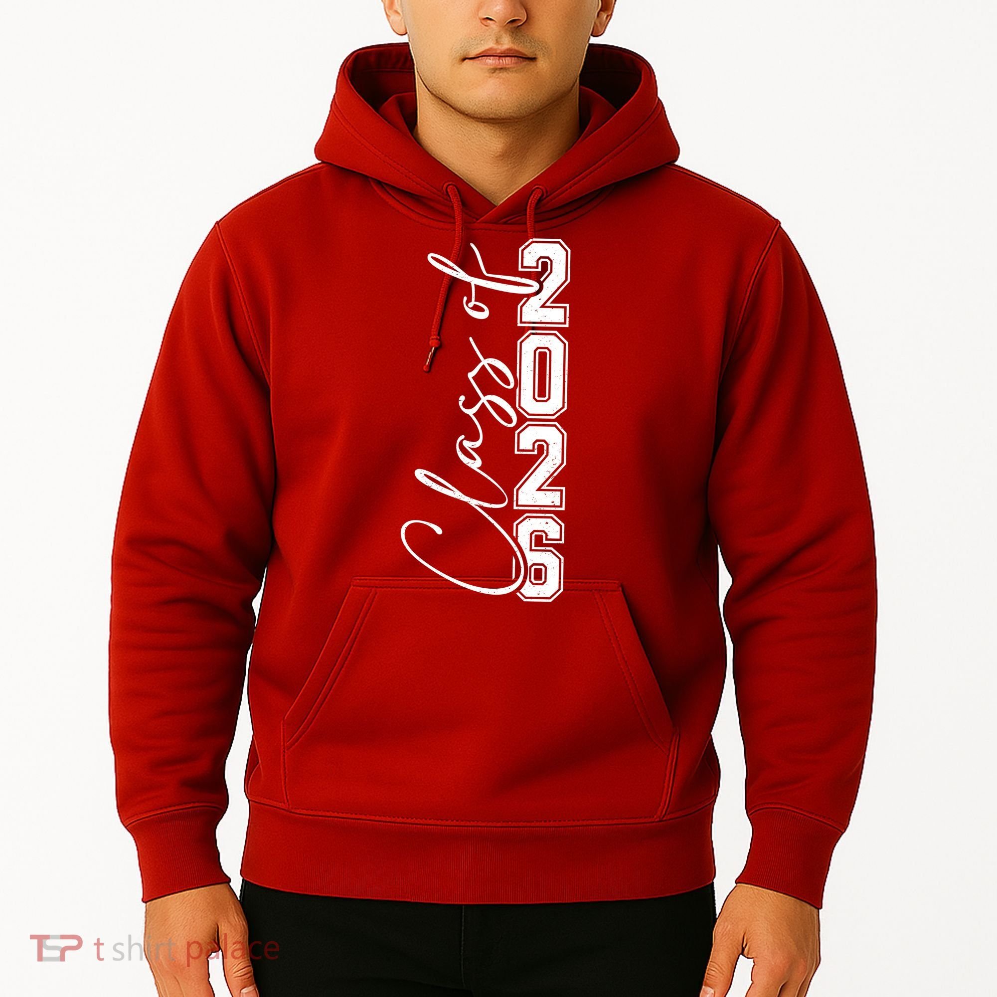 Class Of 2026 Senior Grads Graduation Front And Back Hoodie