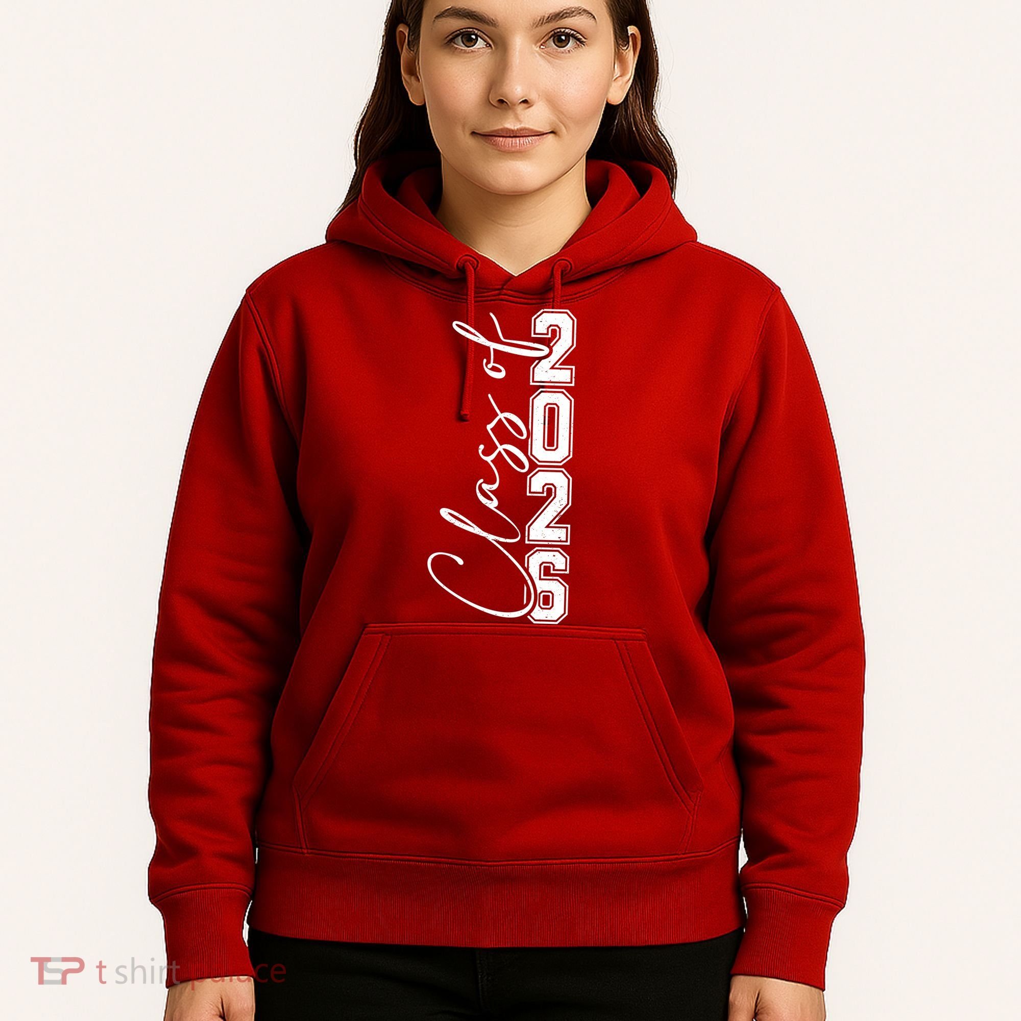 Class Of 2026 Senior Grads Graduation Front And Back Hoodie