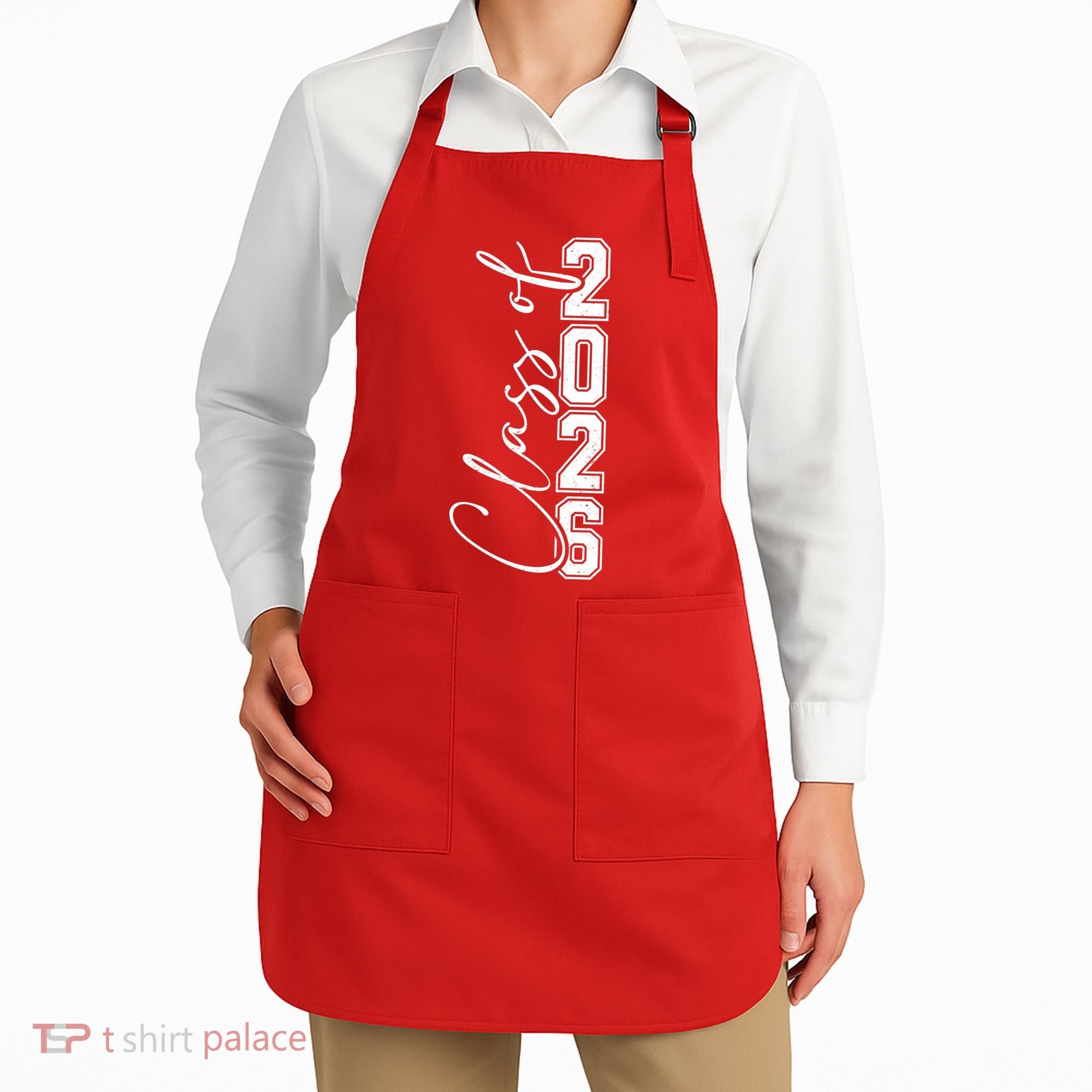 Class Of 2026 Senior Grads Graduation Front And Back Apron