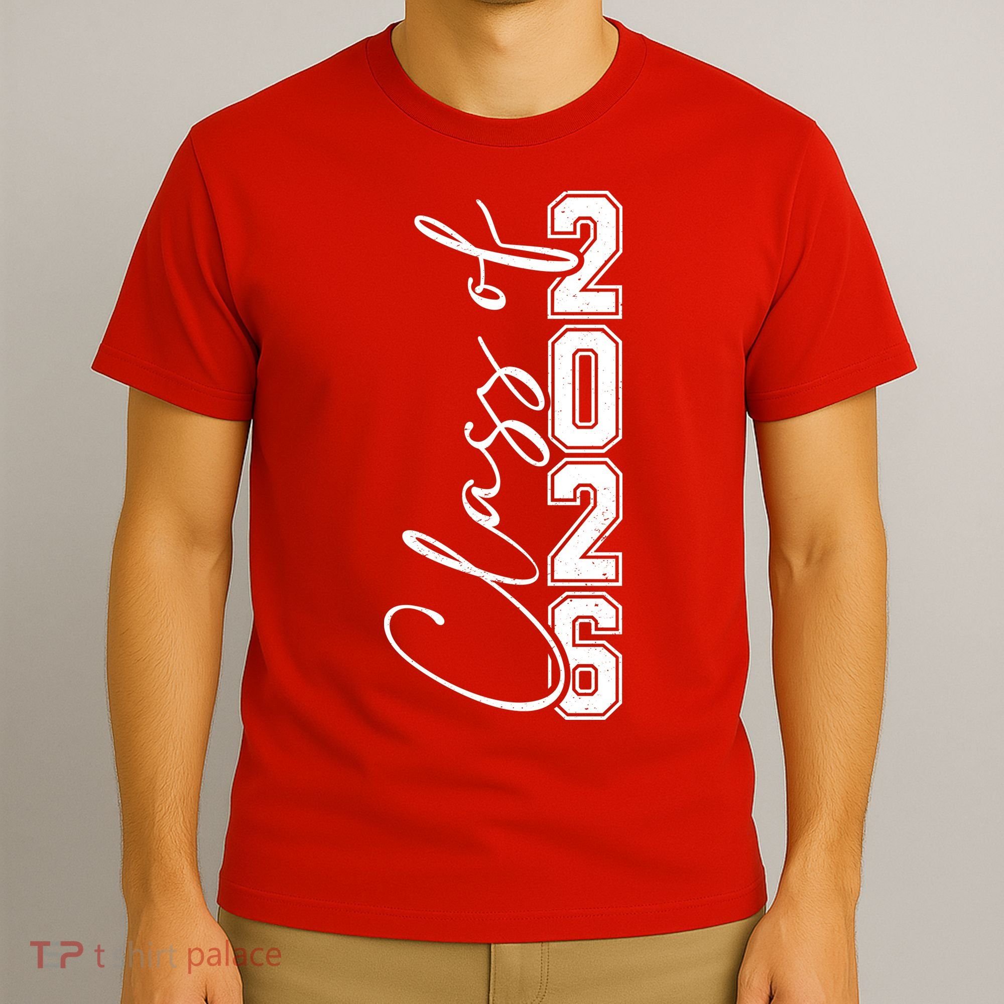 Class Of 2026 Senior Grads Graduation Front And Back T-Shirt