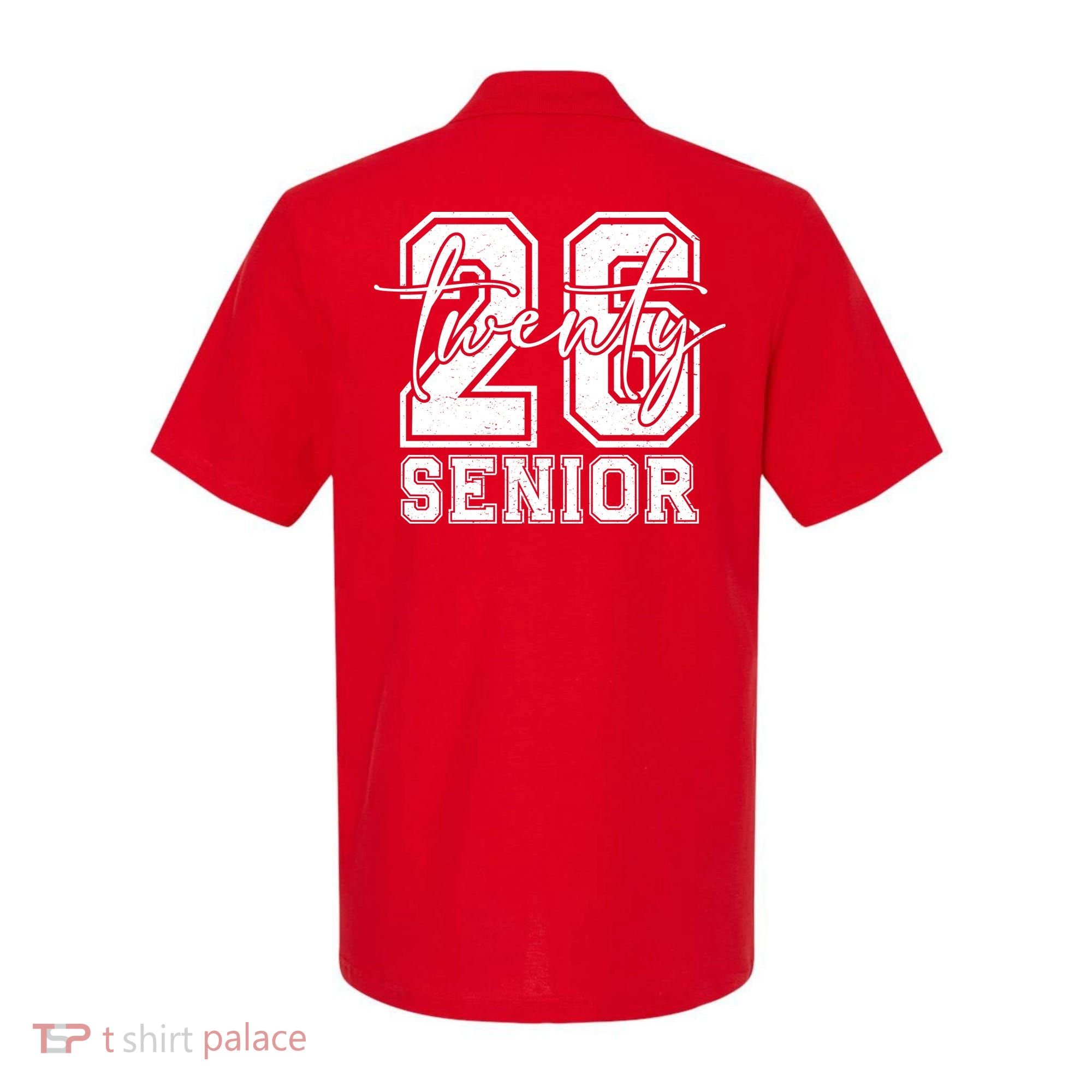 Class Of 2026 Senior Grads Graduation Front And Back Polo