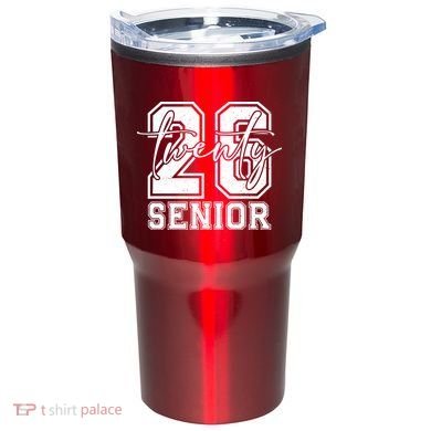Class Of 2026 Senior Grads Graduation Front And Back Tumbler back