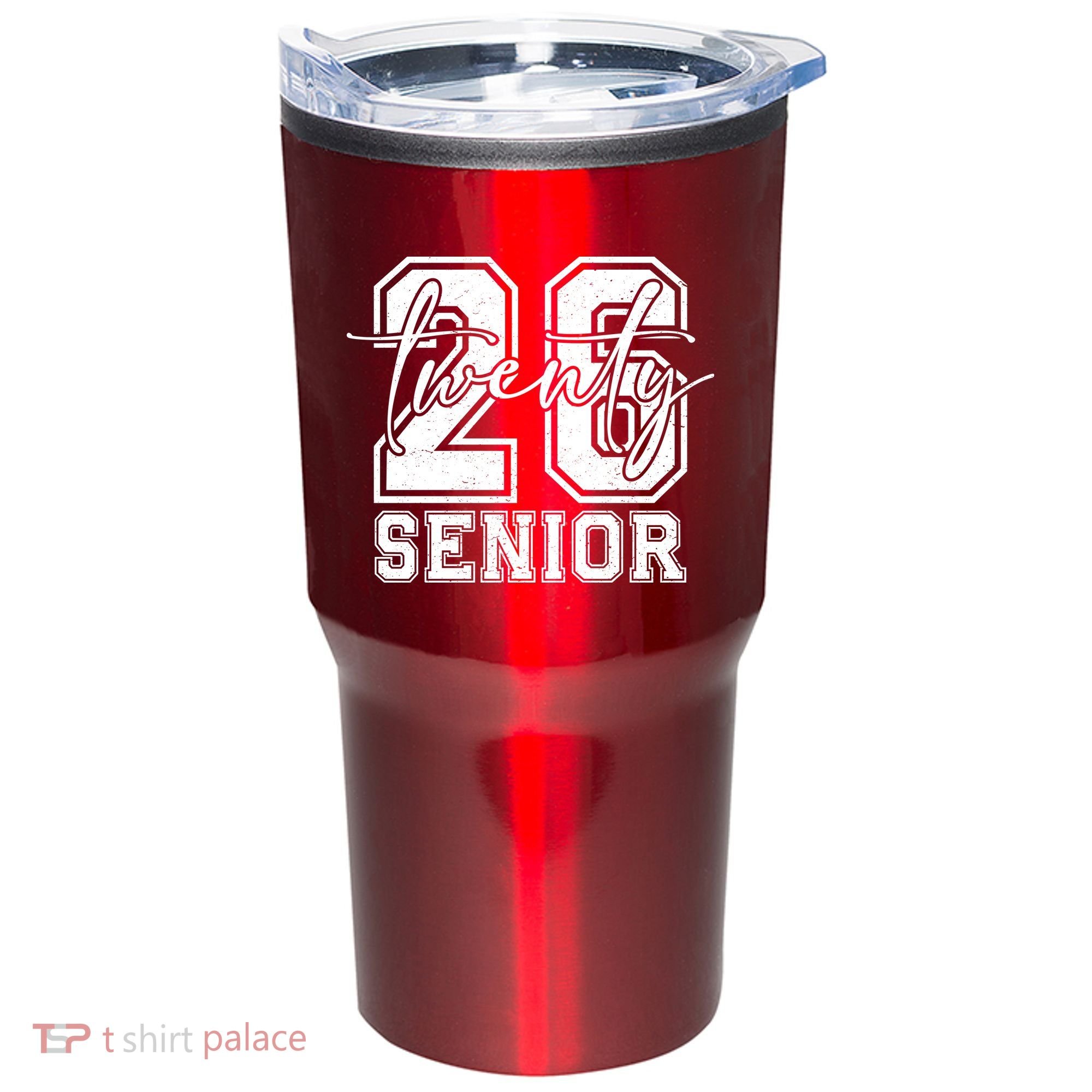 Class Of 2026 Senior Grads Graduation Front And Back Tumbler