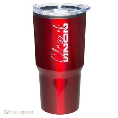 Class Of 2026 Senior Grads Graduation Front And Back Tumbler