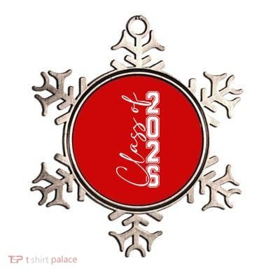 Class Of 2026 Senior Grads Graduation Front And Back Ornament