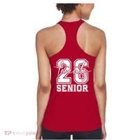 Class Of 2026 Senior Grads Graduation Front And Back Women's Tank Top thumb 1