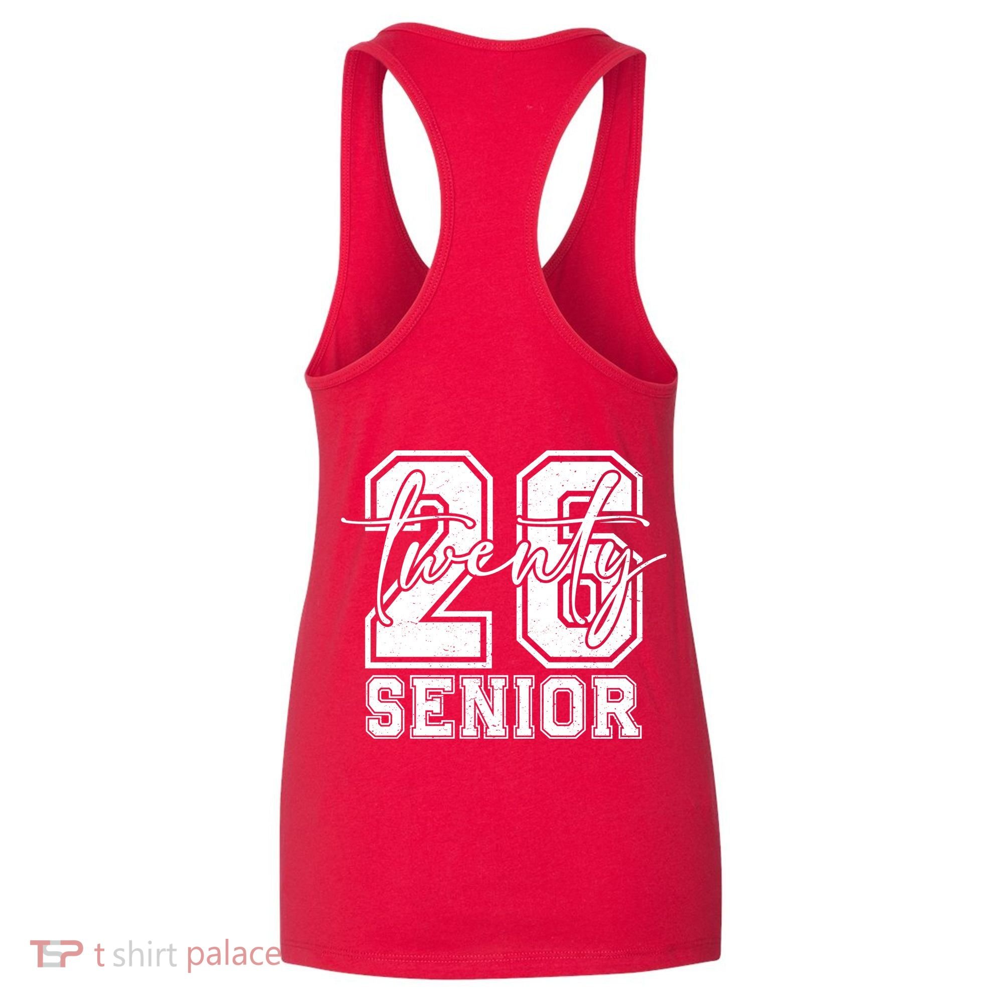 Class Of 2026 Senior Grads Graduation Front And Back Women's Tank Top