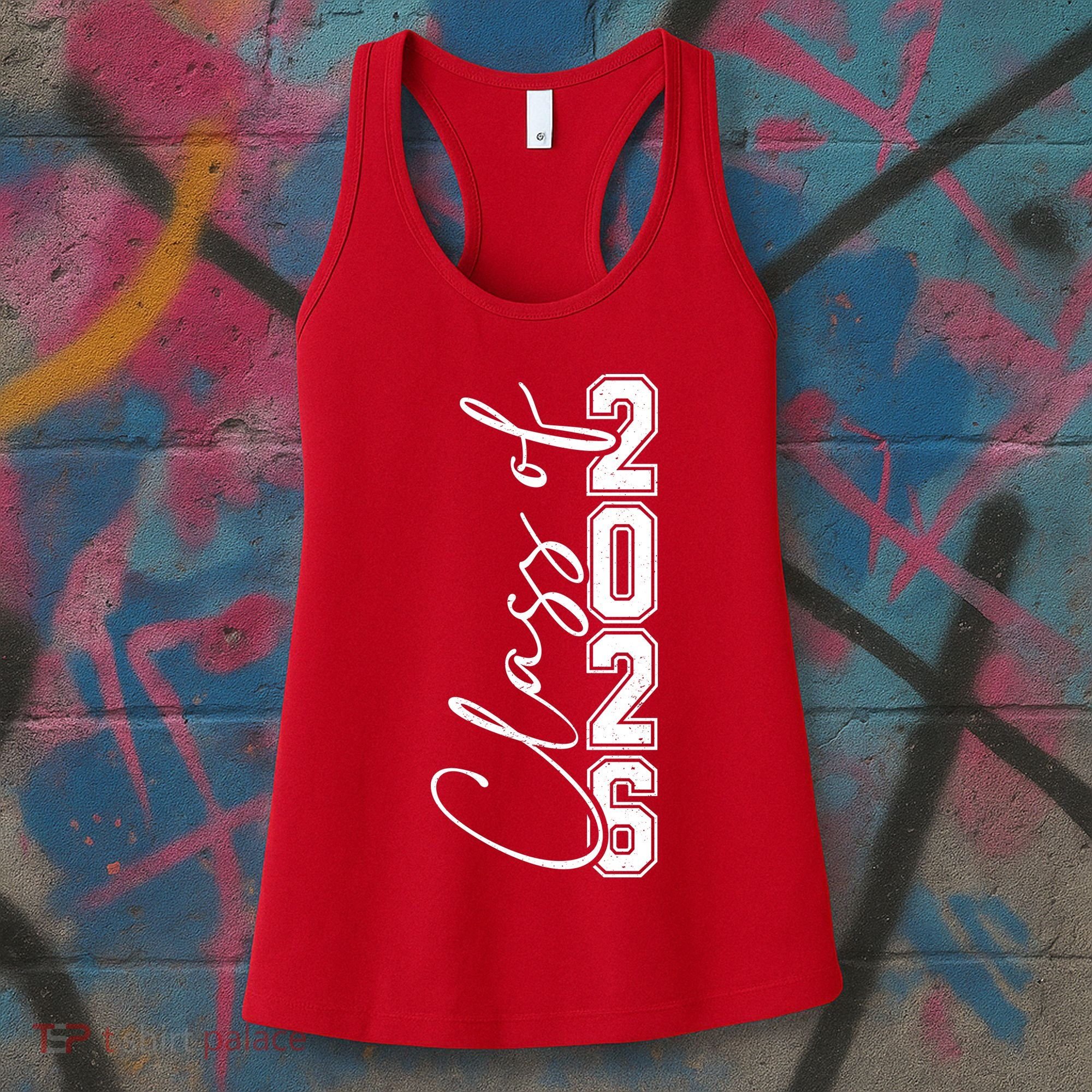Class Of 2026 Senior Grads Graduation Front And Back Women's Tank Top