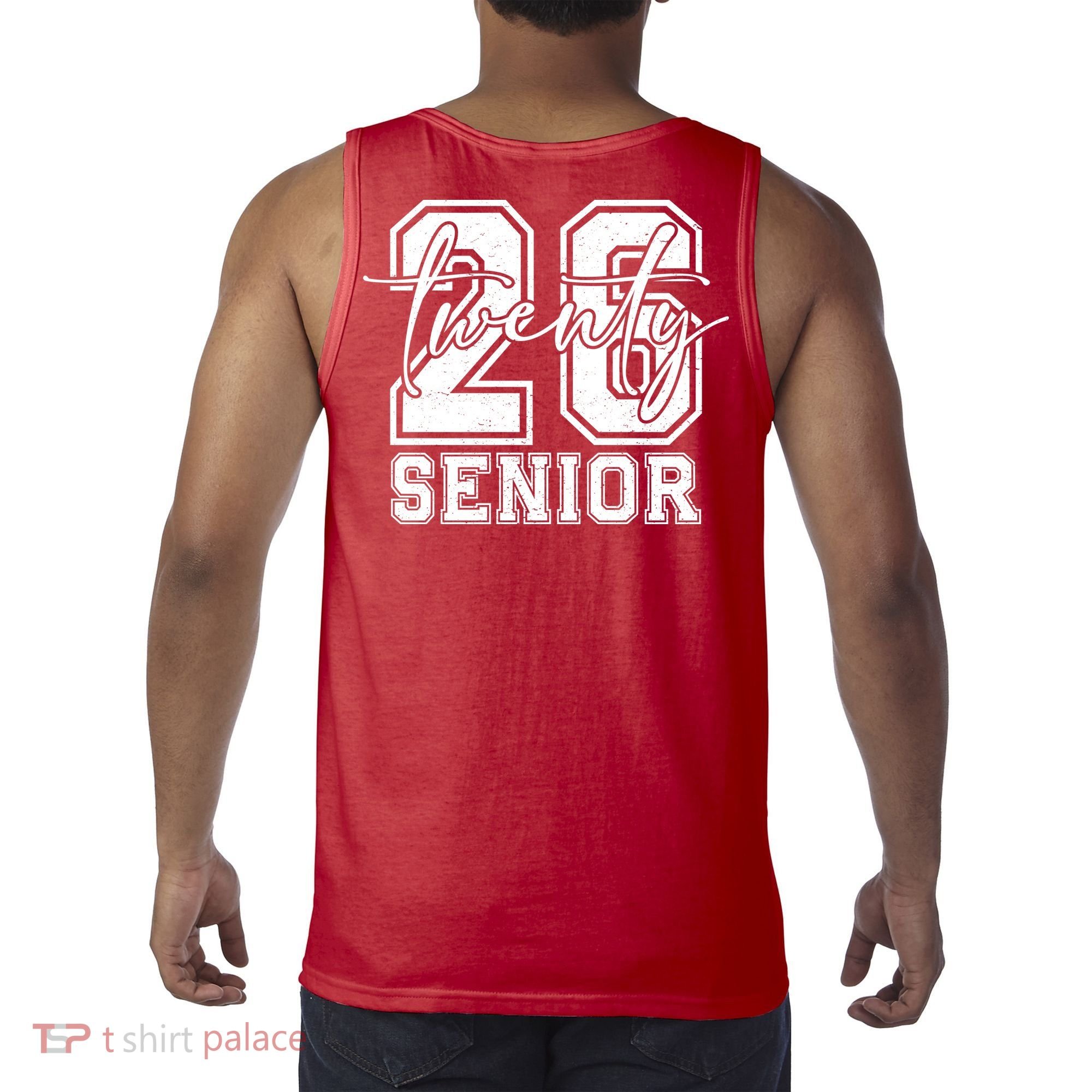 Class Of 2026 Senior Grads Graduation Front And Back Tank Top