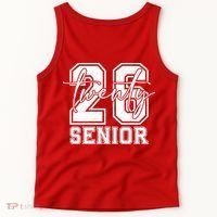 Class Of 2026 Senior Grads Graduation Front And Back Tank Top thumb 5