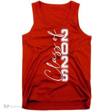 Class Of 2026 Senior Grads Graduation Front And Back Tank Top