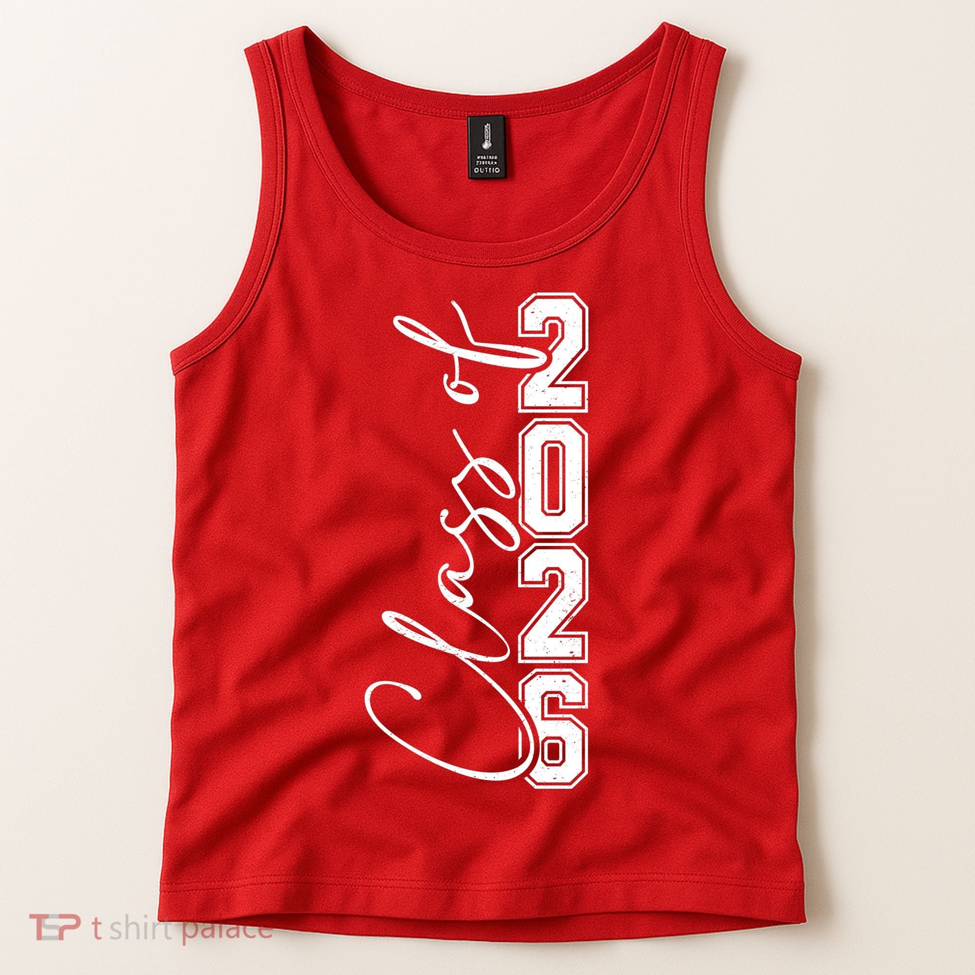 Class Of 2026 Senior Grads Graduation Front And Back Tank Top