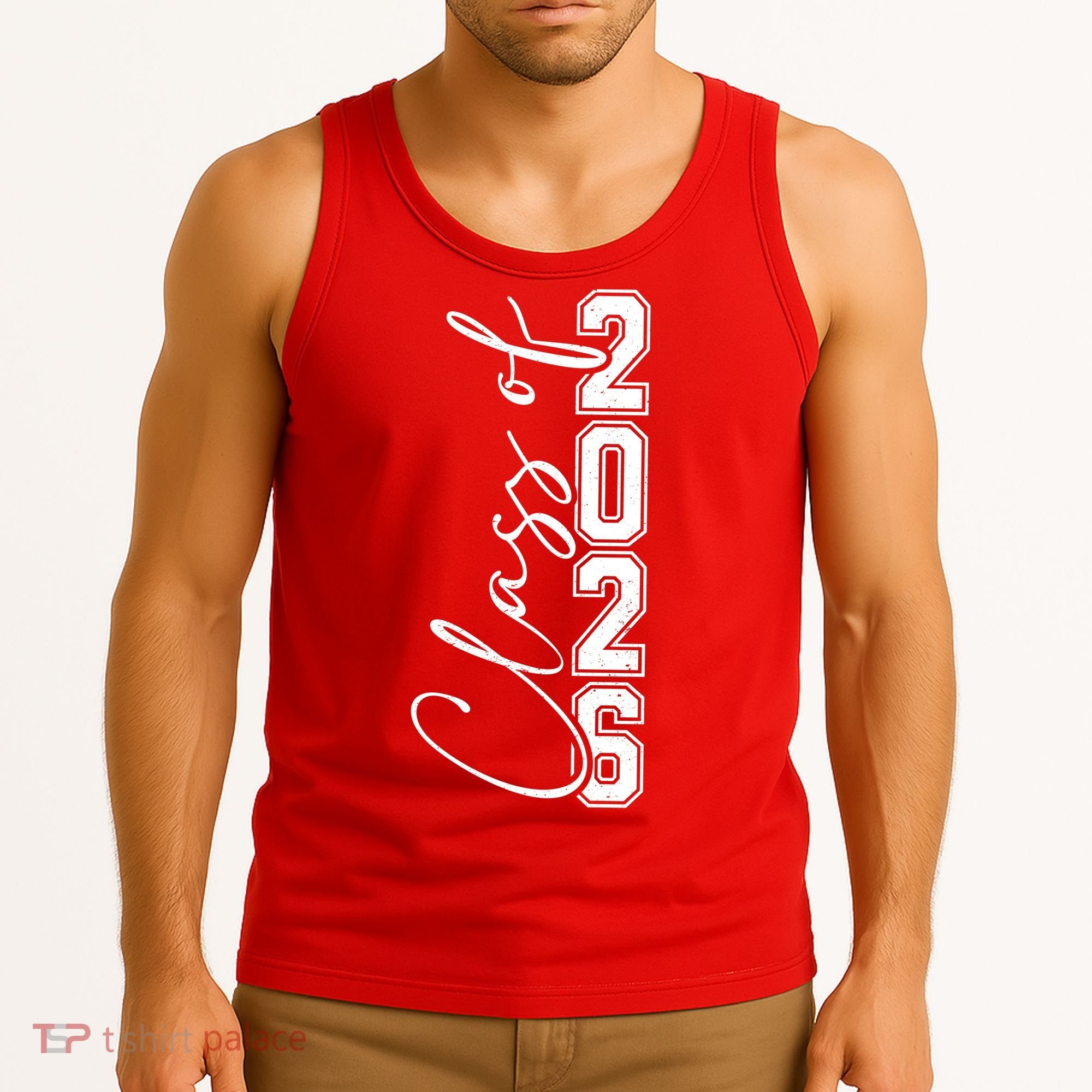 Class Of 2026 Senior Grads Graduation Front And Back Tank Top