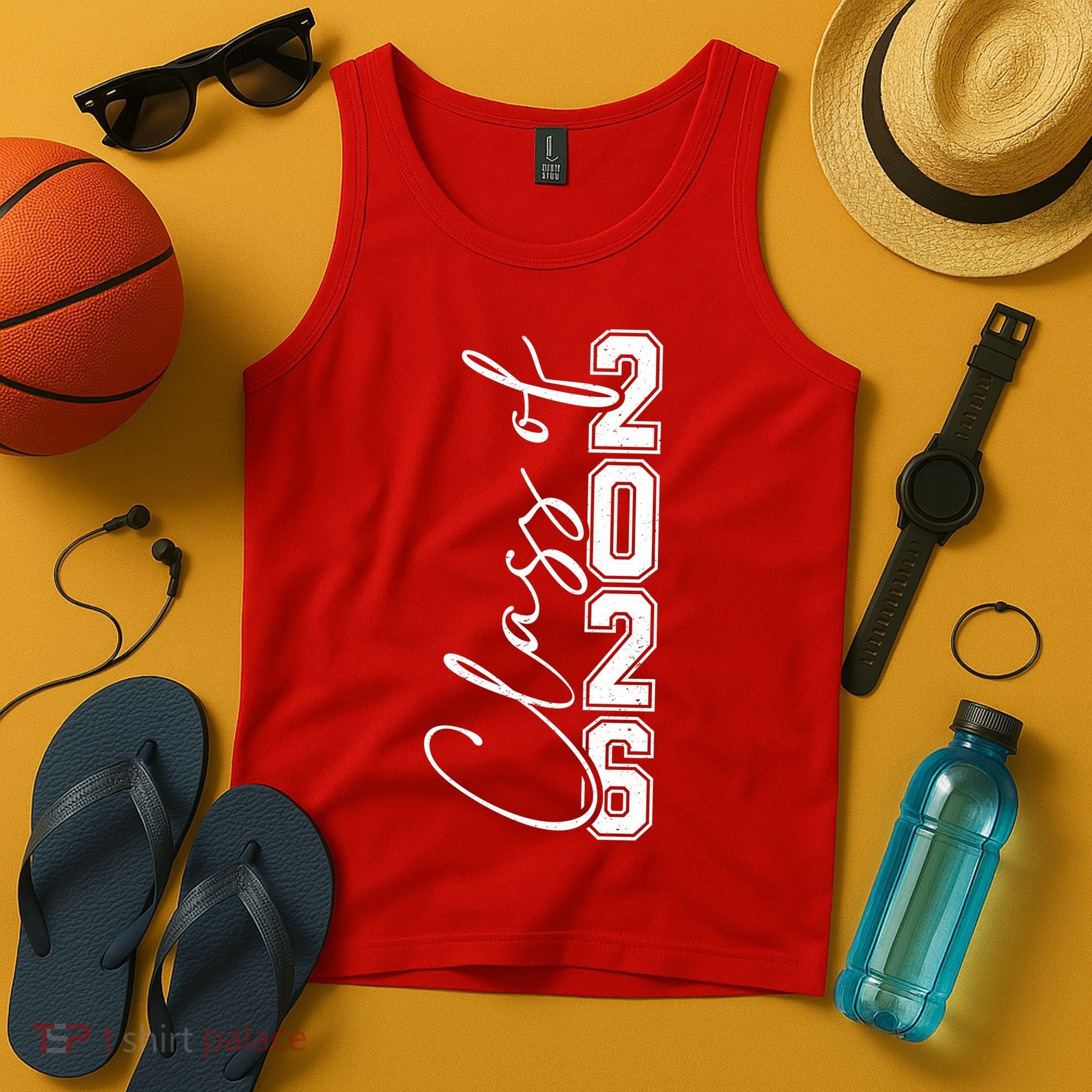 Class Of 2026 Senior Grads Graduation Front And Back Tank Top