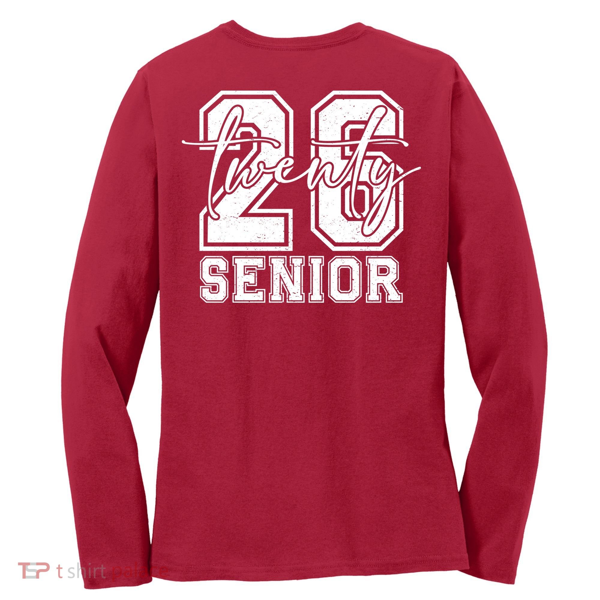 Class Of 2026 Senior Grads Graduation Front And Back Women's Long Sleeve Shirt