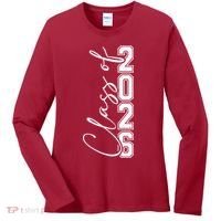 Class Of 2026 Senior Grads Graduation Front And Back Women's Long Sleeve Shirt thumb 0