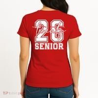 Class Of 2026 Senior Grads Graduation Front And Back Women's T-Shirt thumb 1
