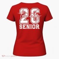 Class Of 2026 Senior Grads Graduation Front And Back Women's T-Shirt thumb 5