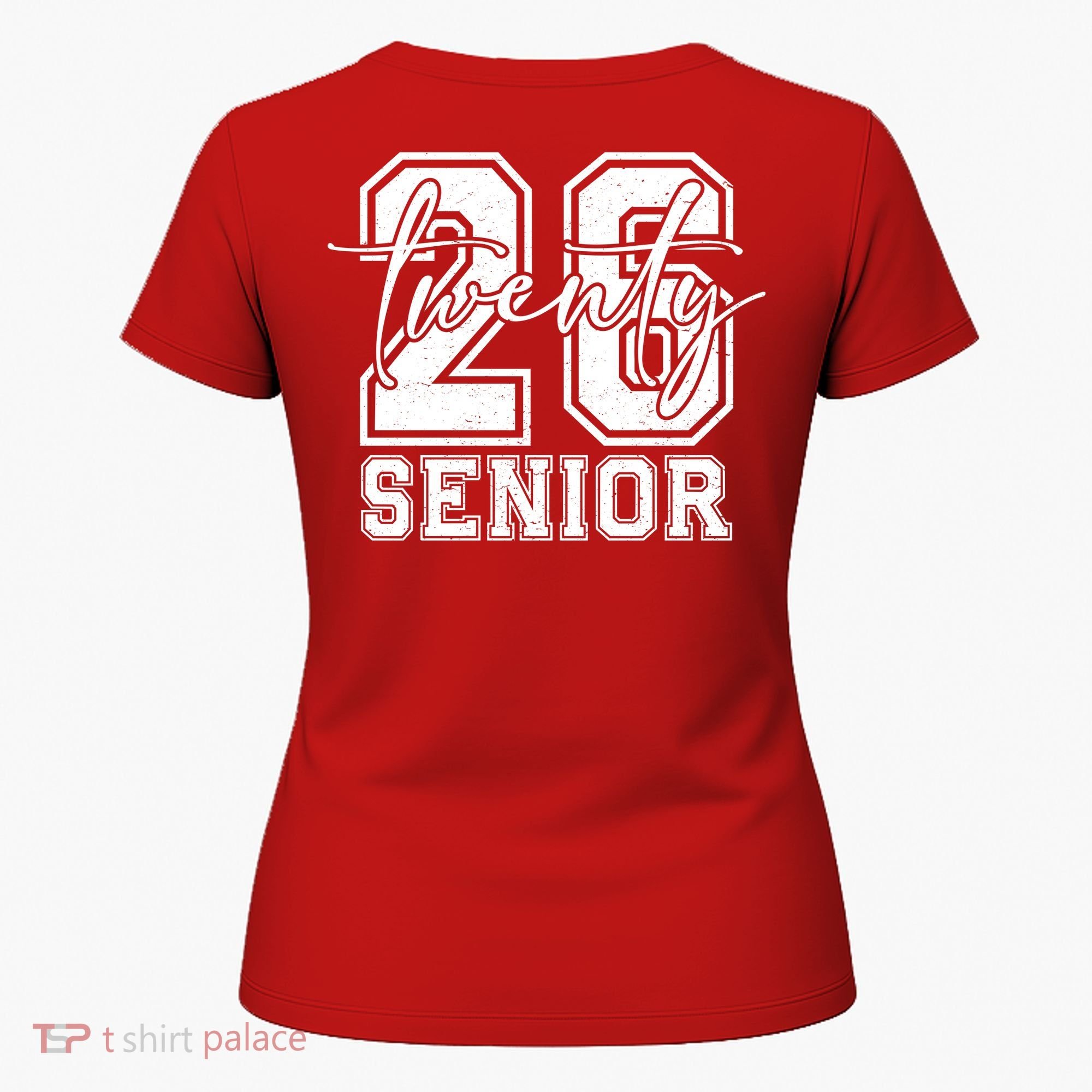 Class Of 2026 Senior Grads Graduation Front And Back Women's T-Shirt