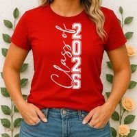 Class Of 2026 Senior Grads Graduation Front And Back Women's T-Shirt thumb 2