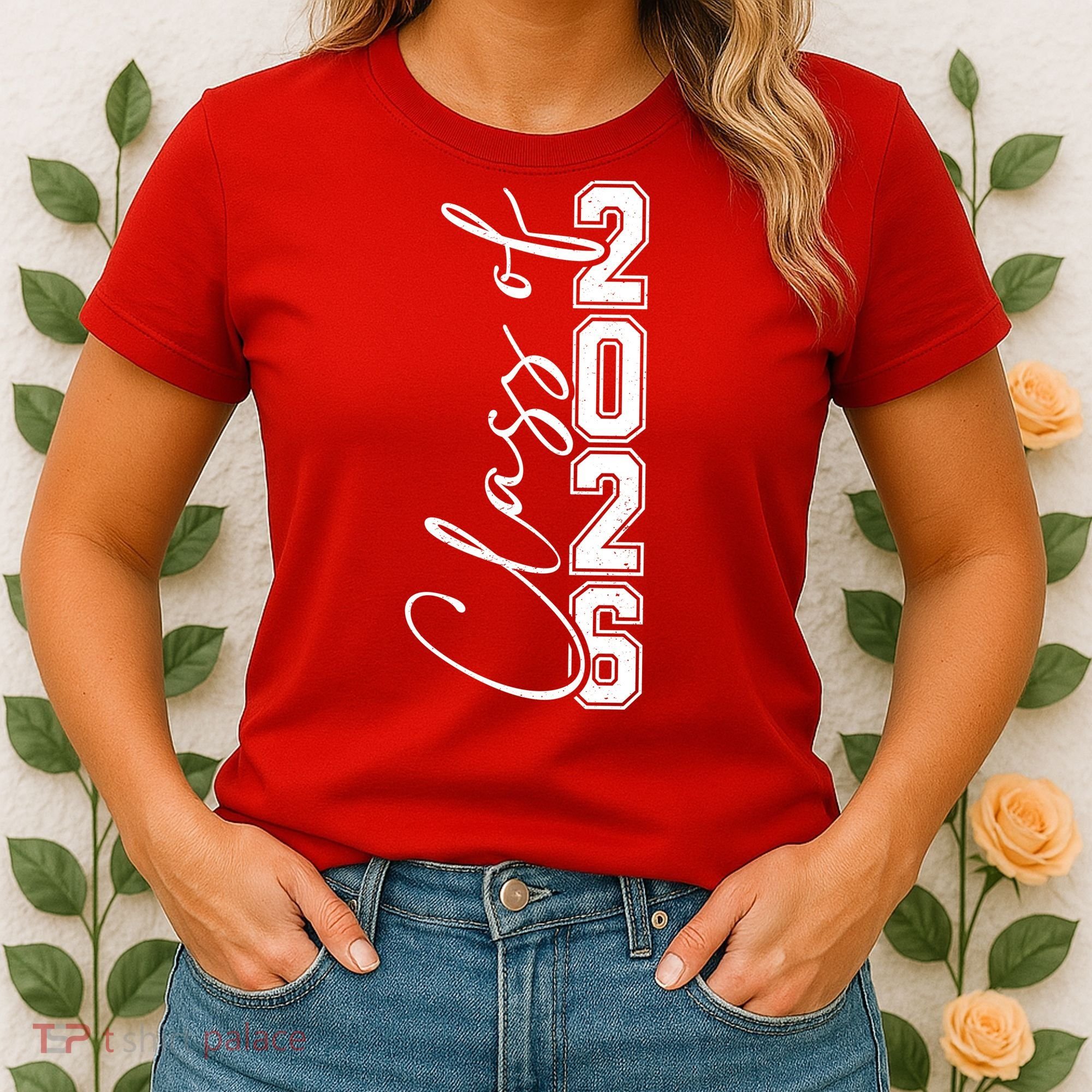 Class Of 2026 Senior Grads Graduation Front And Back Women's T-Shirt