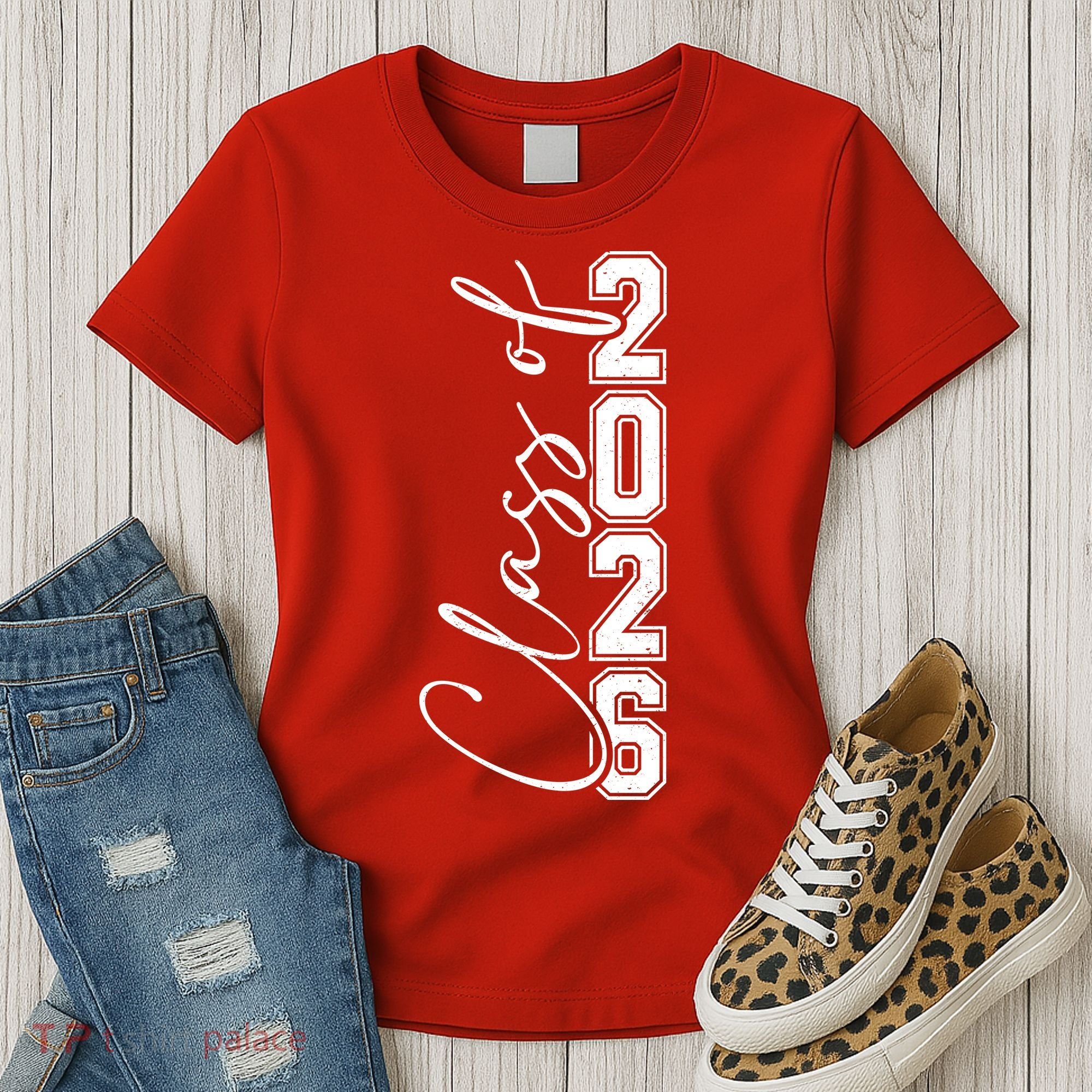 Class Of 2026 Senior Grads Graduation Front And Back Women's T-Shirt