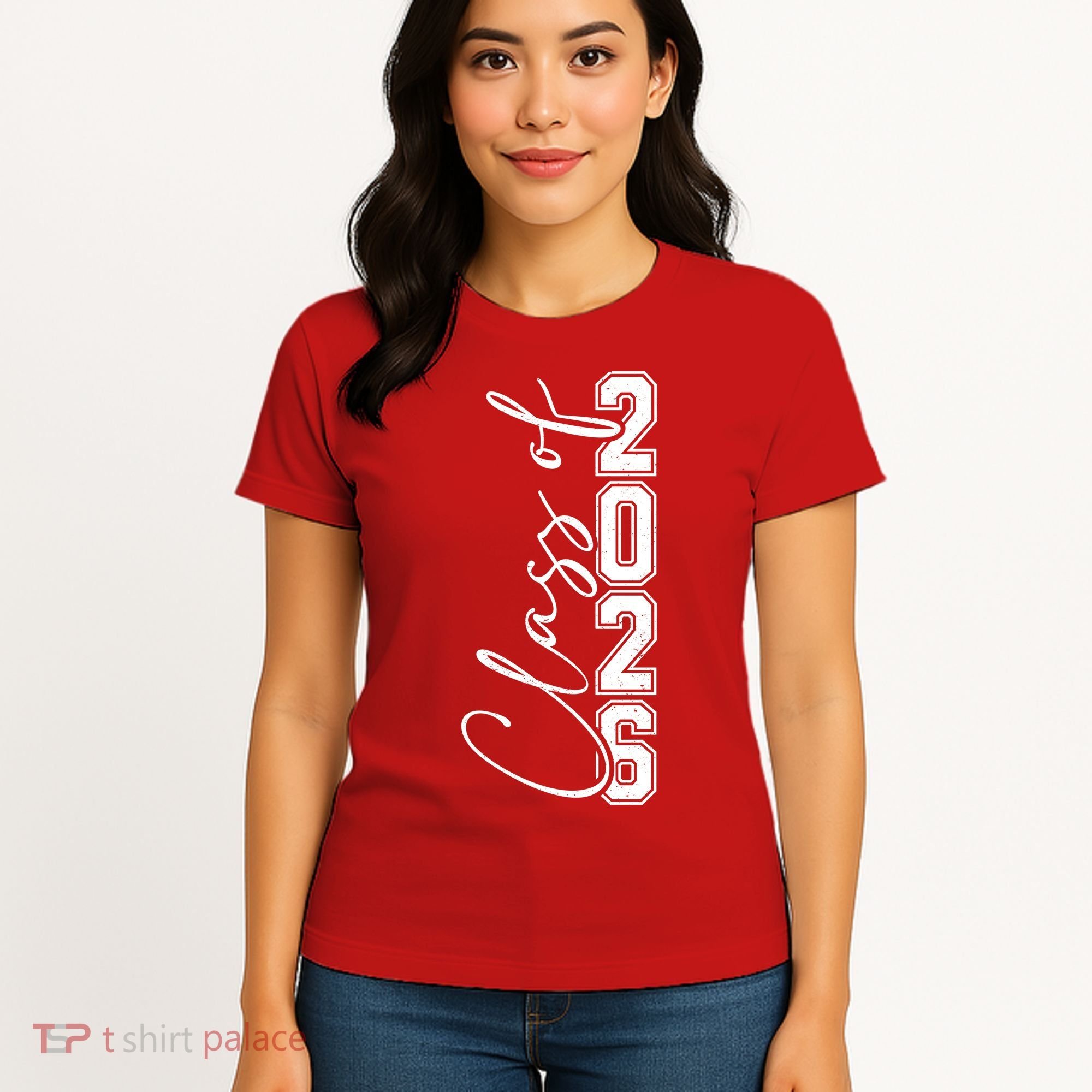 Class Of 2026 Senior Grads Graduation Front And Back Women's T-Shirt