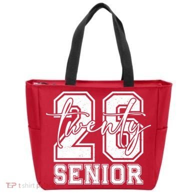 Class Of 2026 Senior Grads Graduation Front And Back Tote Bag back