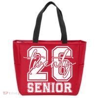 Class Of 2026 Senior Grads Graduation Front And Back Tote Bag thumb 1