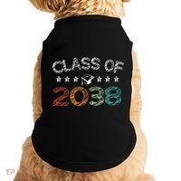 Class Of 2038 Grow With Me First Day School Doggie Tank thumb 0