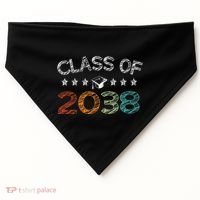 Class Of 2038 Grow With Me First Day School USA-Made Doggie Bandana thumb 0
