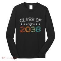 Class Of 2038 Grow With Me First Day School Long Sleeve Shirt thumb 0
