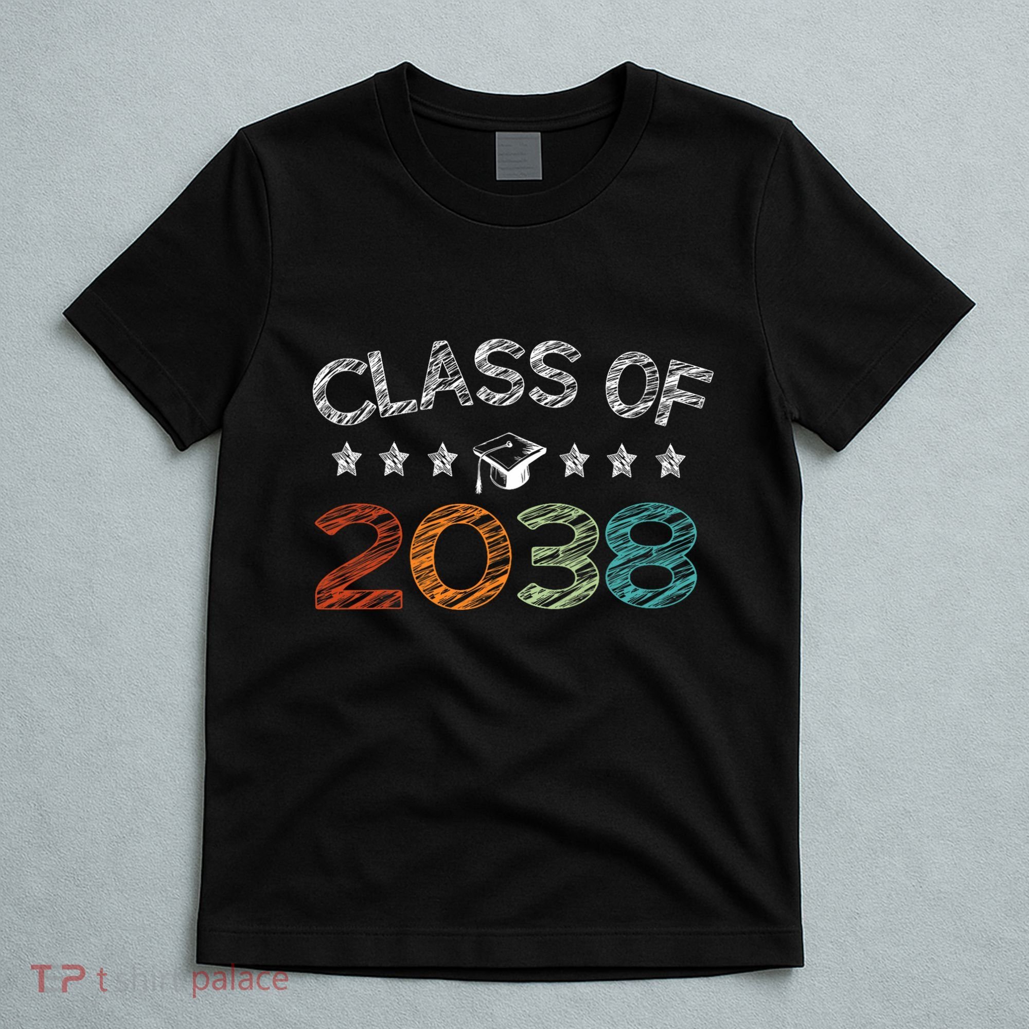 Class Of 2038 Grow With Me First Day School T-Shirt
