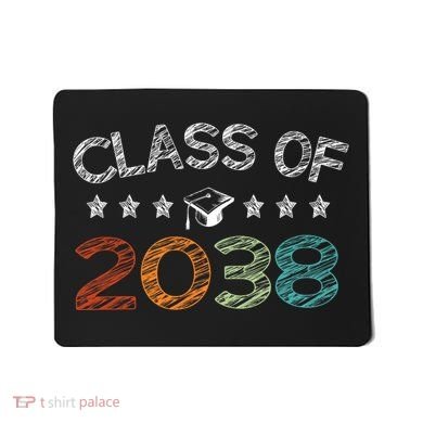 Class Of 2038 Grow With Me First Day School Mousepad