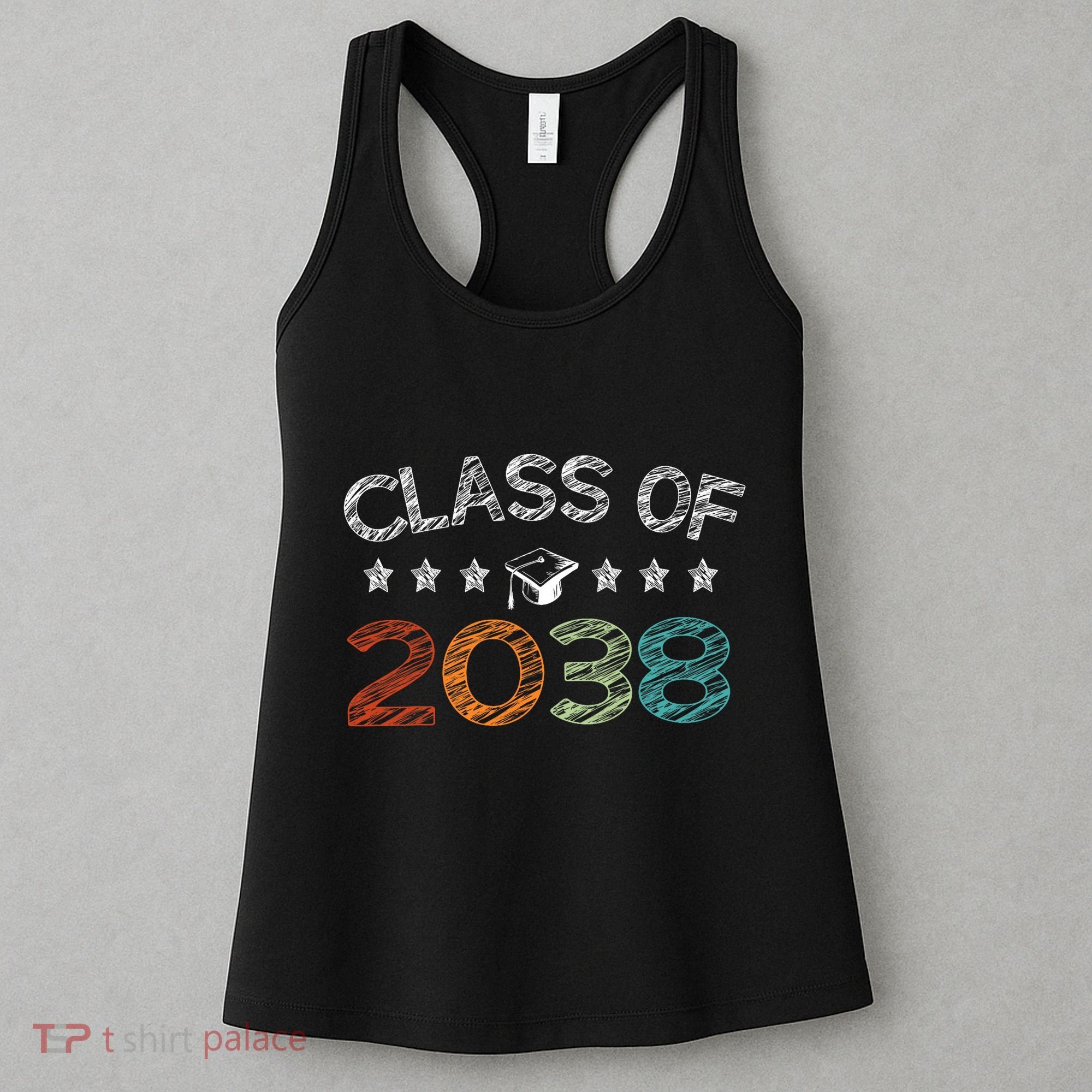 Class Of 2038 Grow With Me First Day School Women's Tank Top