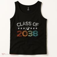 Class Of 2038 Grow With Me First Day School Tank Top thumb 2
