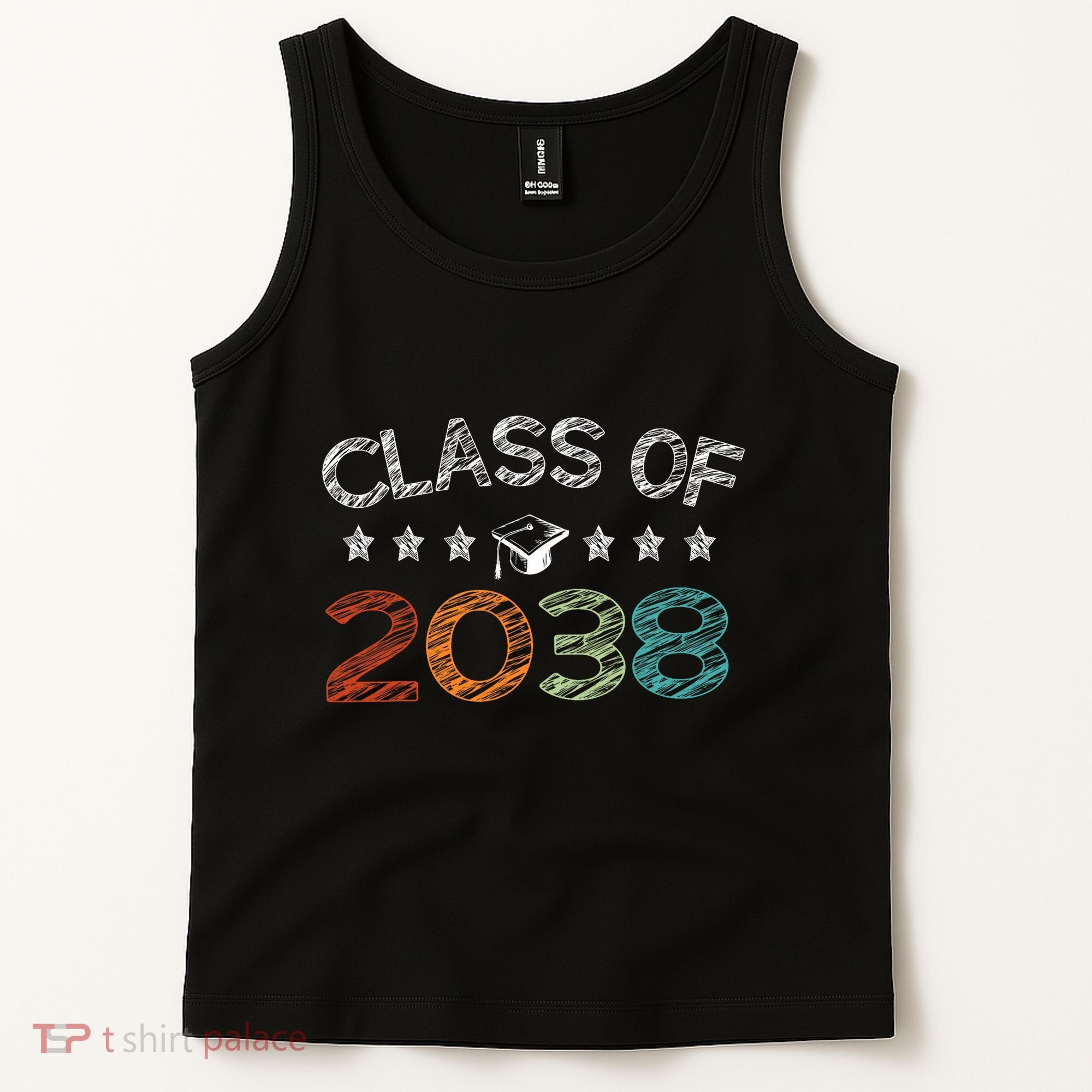 Class Of 2038 Grow With Me First Day School Tank Top